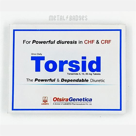 Torsid Crystal Paperweight - Crystal Clear finish Acrylic Paperweights & Gifts | Metal Badges
