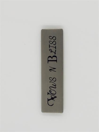 Engraved Name Bar Badge view 3