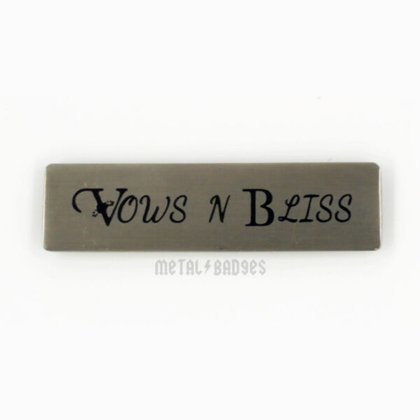 Vows N Blitss-Metal Badges